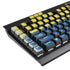 Ecuador Flag Distressed K95 RGB PLATINUM Mechanical Gaming Keyboard Skin