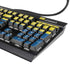 Ecuador Flag Distressed K95 RGB PLATINUM Mechanical Gaming Keyboard Skin