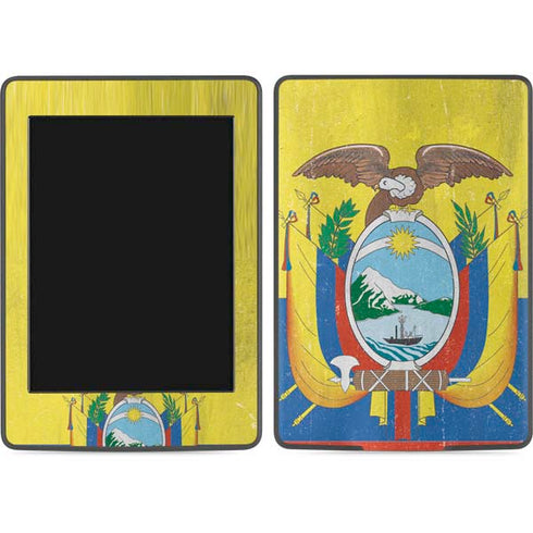 Ecuador Flag Distressed Amazon Kindle Skin