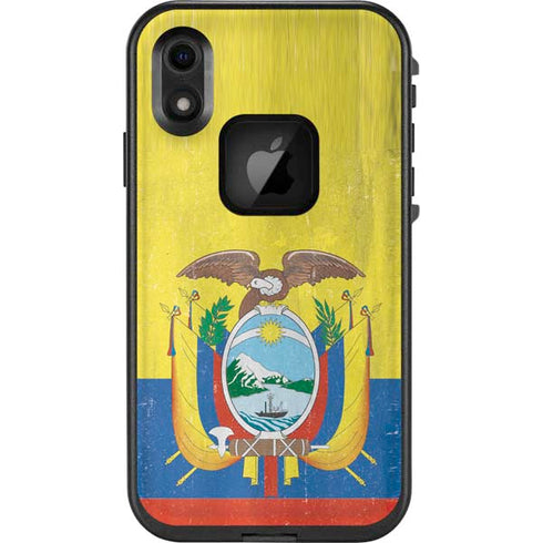 Ecuador Flag Distressed LifeProof Fre iPhone Skin