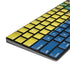 Ecuador Flag Distressed Magic Keyboard with Numeric Keypad Skin