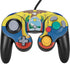 Ecuador Flag Distressed Nintendo GameCube Controller Skin