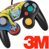 Ecuador Flag Distressed Nintendo GameCube Controller Skin