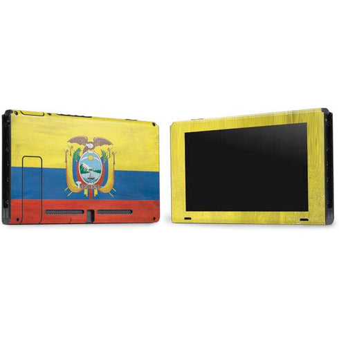 Ecuador Flag Distressed Nintendo Switch Bundle Skin