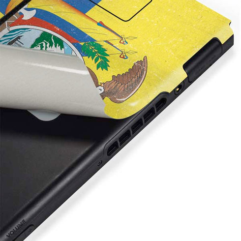 Ecuador Flag Distressed Nintendo Switch Bundle Skin