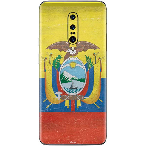 Ecuador Flag Distressed OnePlus 7 Pro Skin