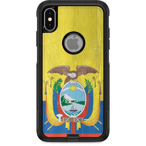 Ecuador Flag Distressed Otterbox Commuter iPhone Skin
