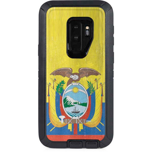 Ecuador Flag Distressed Otterbox Defender Galaxy Skin