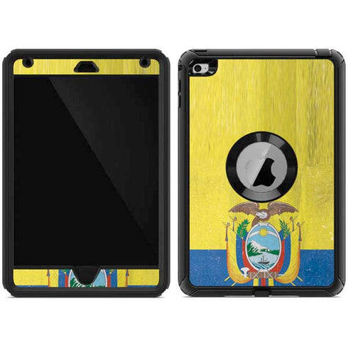 Ecuador Flag Distressed Otterbox Defender iPad Skin