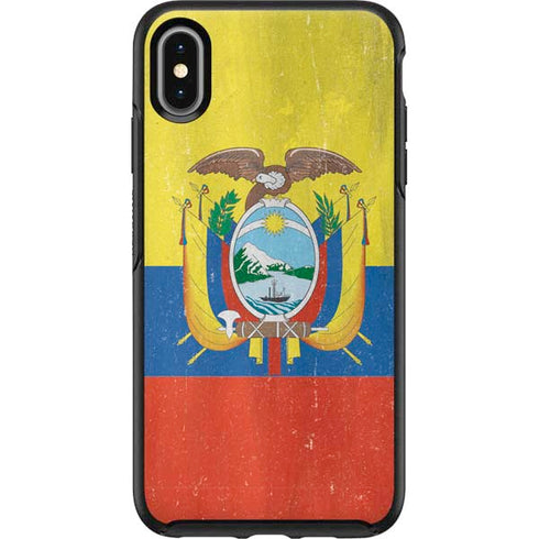 Ecuador Flag Distressed Otterbox Symmetry iPhone Skin