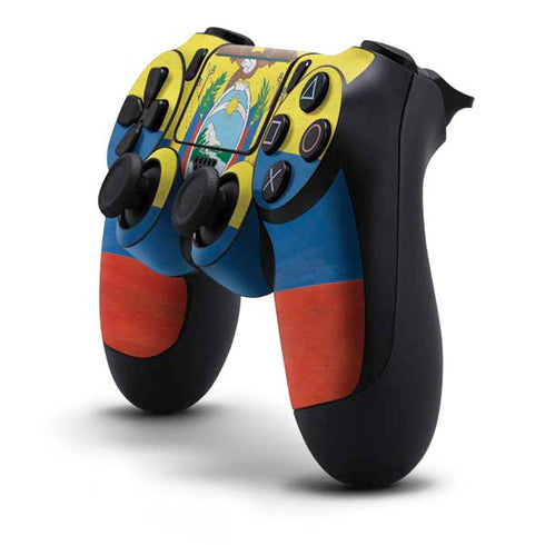 Ecuador Flag Distressed PS4 Pro/Slim Controller Skin