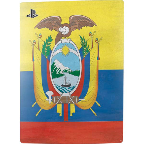 Ecuador Flag Distressed PS5 Bundle Skin