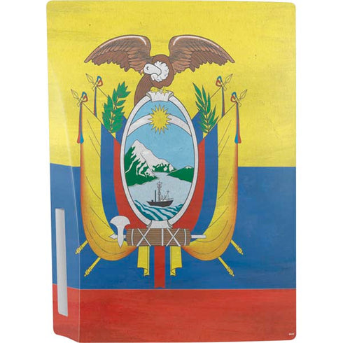 Ecuador Flag Distressed PS5 Bundle Skin