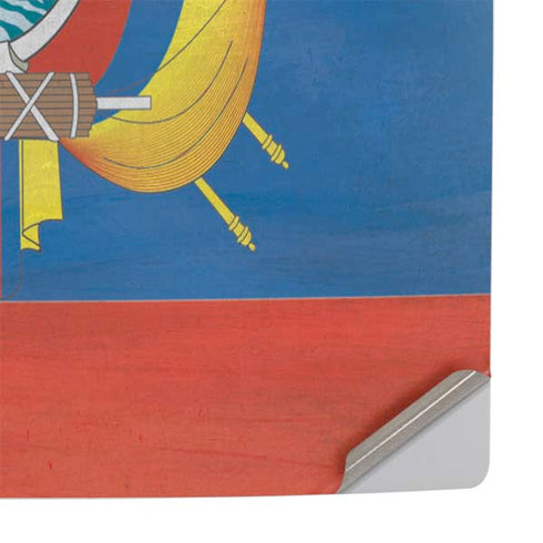 Ecuador Flag Distressed PS5 Console Skin