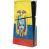 Ecuador Flag Distressed PS5 Slim Disk Console Skin