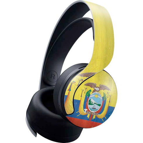 Ecuador Flag Distressed PULSE 3D Wireless Headset for PS5 Skin