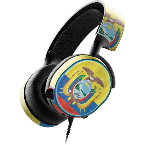 Ecuador Flag Distressed SteelSeries Arctis 3 Skin