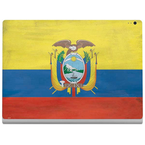 Ecuador Flag Distressed Surface Book 2 15in Skin