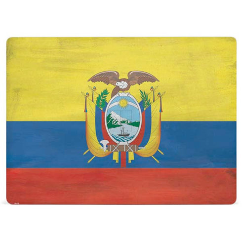 Ecuador Flag Distressed Surface Laptop 2 Skin