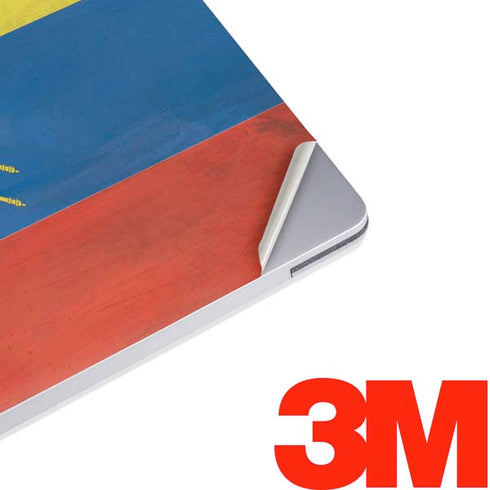 Ecuador Flag Distressed Surface Laptop 2 Skin