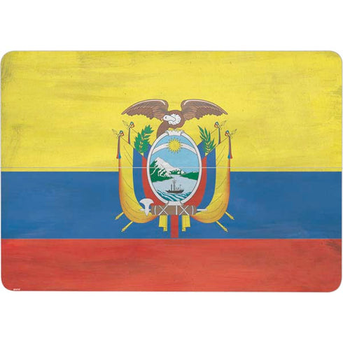 Ecuador Flag Distressed Surface Laptop Studio Skin