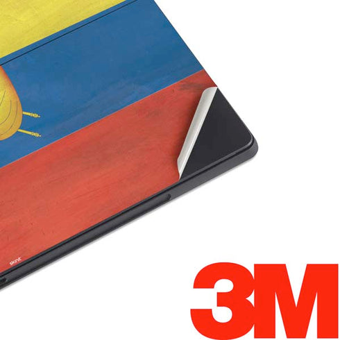 Ecuador Flag Distressed Surface Pro 7 Skin