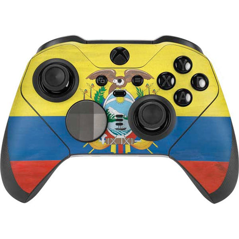 Ecuador Flag Distressed Xbox Elite Wireless Controller Series 2 Skin