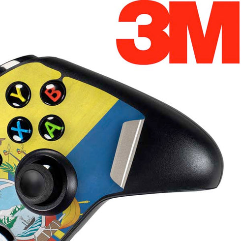 Ecuador Flag Distressed Xbox One Controller Skin