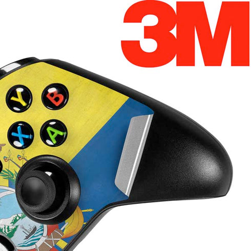 Ecuador Flag Distressed Xbox One X Controller Skin