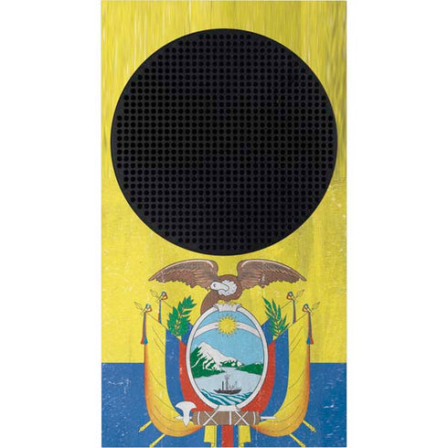 Ecuador Flag Distressed Xbox Series S Bundle Skin