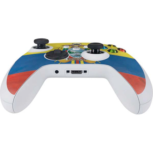 Ecuador Flag Distressed Xbox Series S Controller Skin
