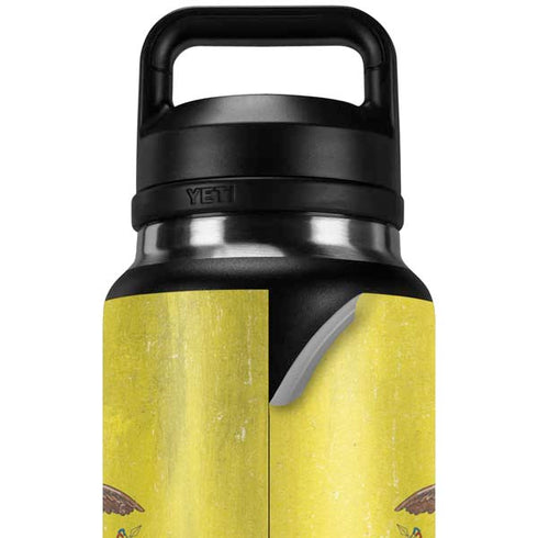 Ecuador Flag Distressed YETI Rambler 36oz Bottle Skin