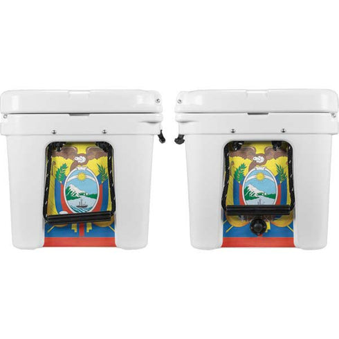 Ecuador Flag Distressed YETI Tundra 35 Hard Cooler Skin