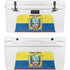 Ecuador Flag Distressed YETI Tundra 75 Hard Cooler Skin