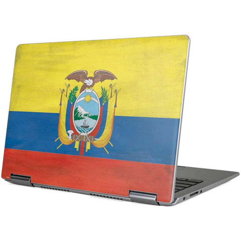 Ecuador Flag Distressed Yoga 710 14in Skin
