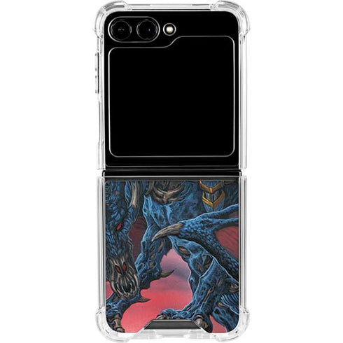 Ed Beard Jr. Dragon Reaper by Ed Beard Jr Galaxy Z Flip5 5G Clear Case