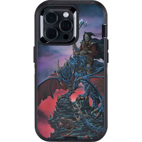 Ed Beard Jr. Dragon Reaper by Ed Beard Jr Otterbox Defender iPhone Skin