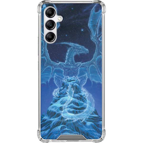 Ed Beard Jr. Winter Spirit Dragon by Ed Beard Jr Galaxy A15 5G Clear Case
