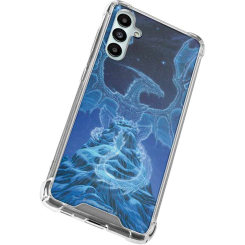 Ed Beard Jr. Winter Spirit Dragon by Ed Beard Jr Galaxy A15 5G Clear Case