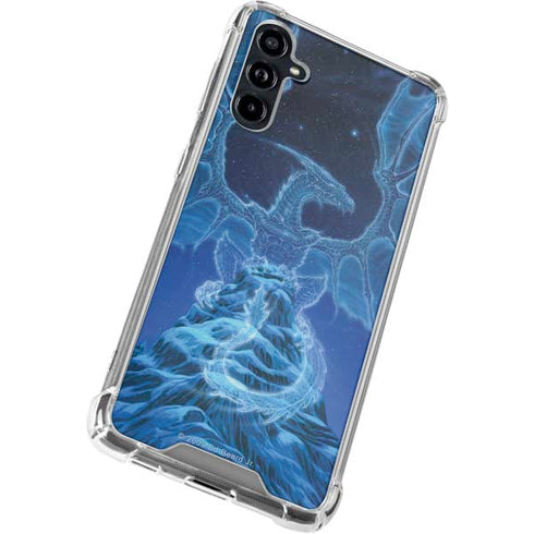 Ed Beard Jr. Winter Spirit Dragon by Ed Beard Jr Galaxy A54 5G Clear Case