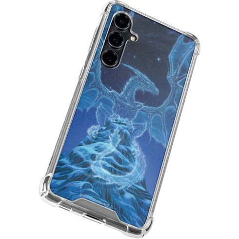 Ed Beard Jr. Winter Spirit Dragon by Ed Beard Jr Galaxy S23 FE Clear Case