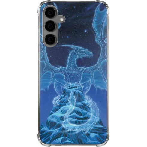 Ed Beard Jr. Winter Spirit Dragon by Ed Beard Jr Galaxy S24 Plus Clear Case