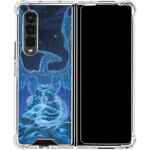 Ed Beard Jr. Ed Beard Jr. Winter Spirit Dragon Galaxy Z Fold4 5G Clear Case