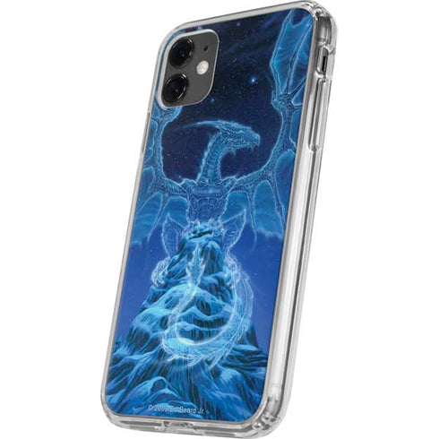 Ed Beard Jr. Winter Spirit Dragon by Ed Beard Jr iPhone 11 Clear Case