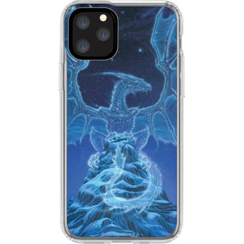 Ed Beard Jr. Winter Spirit Dragon by Ed Beard Jr iPhone 11 Pro Clear Case