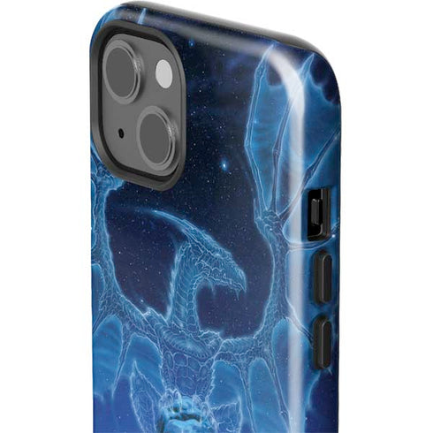 Ed Beard Jr. Winter Spirit Dragon by Ed Beard Jr iPhone 15 Plus Impact Case