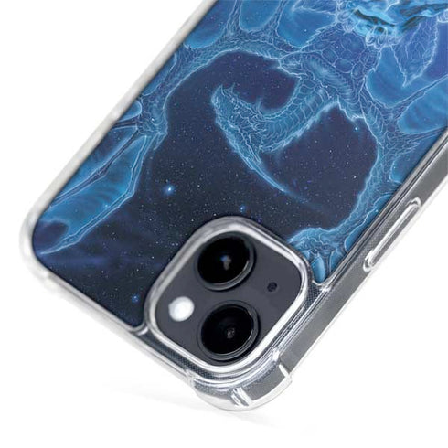 Ed Beard Jr. Winter Spirit Dragon by Ed Beard Jr iPhone 15 Plus MagSafe Case