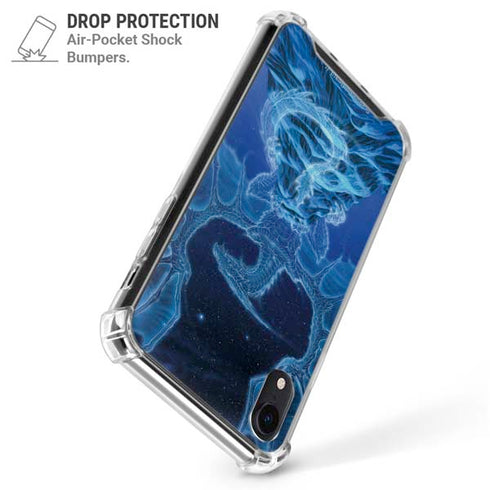 Ed Beard Jr. Winter Spirit Dragon by Ed Beard Jr iPhone XR Clear Case