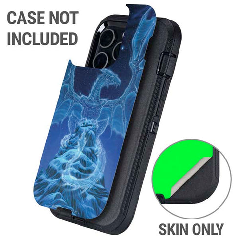 Ed Beard Jr. Winter Spirit Dragon by Ed Beard Jr Otterbox Defender iPhone Skin