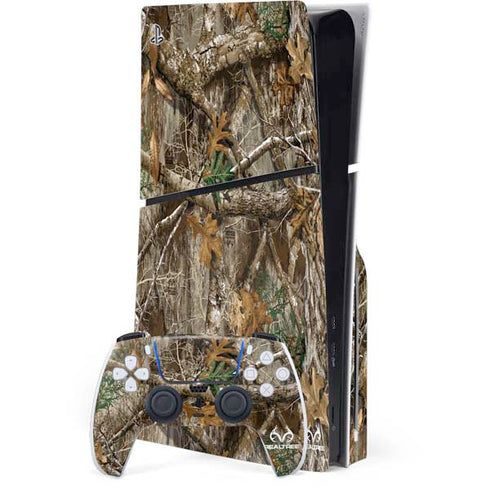 RealTree Edge Camo PS5 Slim Disk Bundle Skin